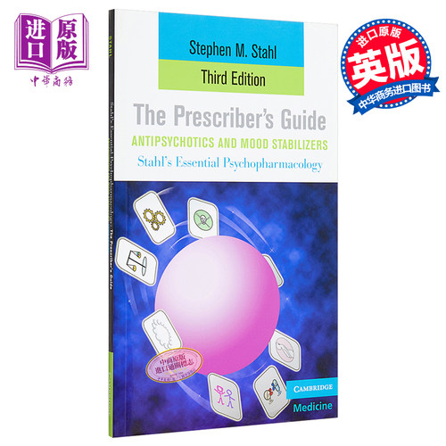 现货 The Prescriber's Guide 英文原版 处方指南：抗精神病药物和情绪稳定剂 Stephen M. Stahl【中商原版】