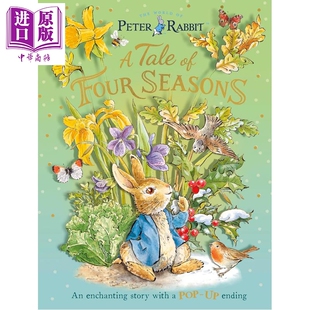 图画故事书 立体书 Tale Rabbit 故事 进口童书 儿童立体绘本 中商原版 Seasons Peter 英文原版 彼得兔四季 预售 Four