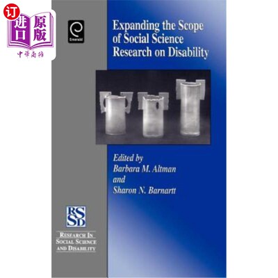 海外直订Expanding the Scope of Social Science Research on Disability 扩大残疾人社会科学研究范围