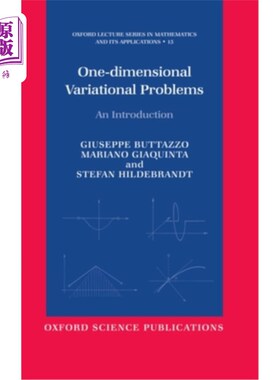 海外直订One-Dimensional Variational Problems: An Introduction 一维变分问题：导论