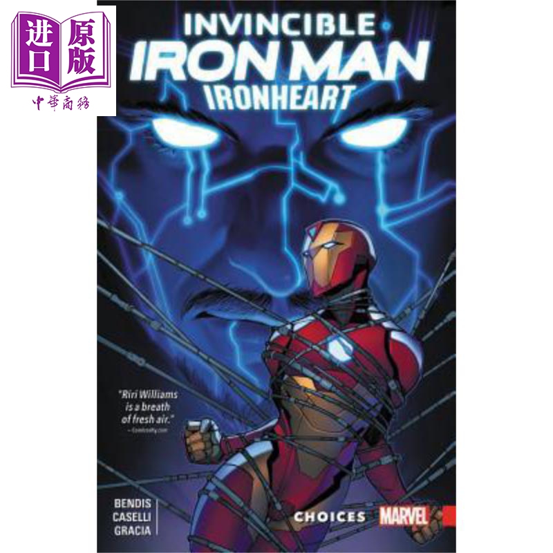 现货 Invincible Iron Man Ironheart Vol 2 Choices英文原版无敌钢铁侠钢铁之心2 Brian Michael Bendis【中商原版】