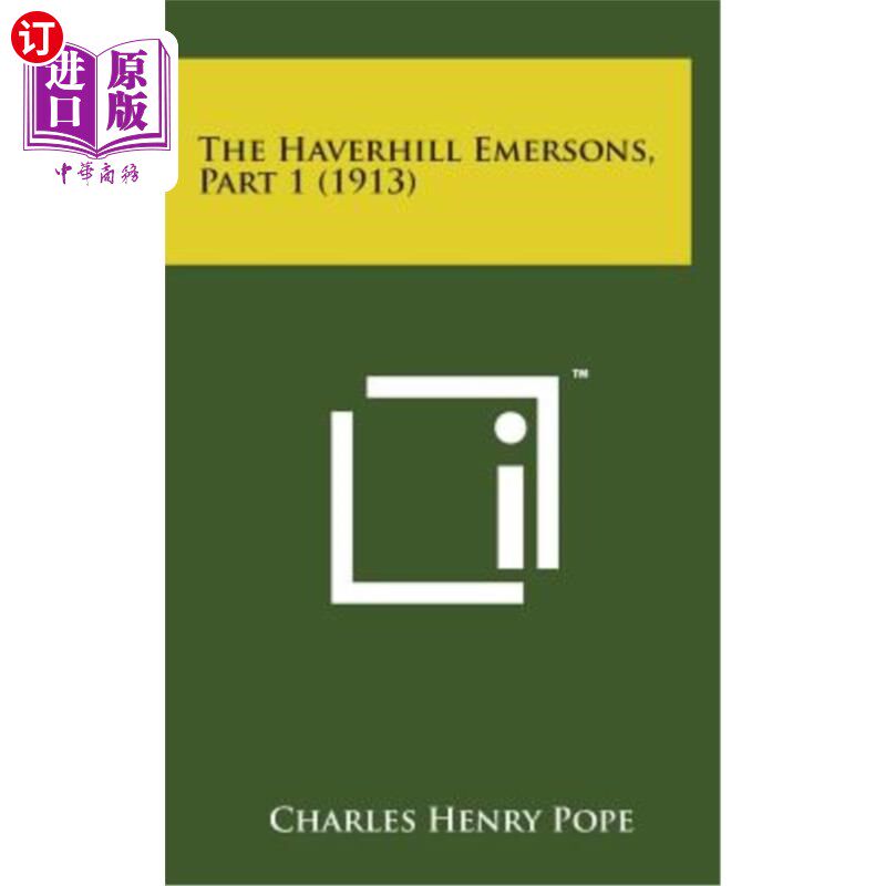 海外直订The Haverhill Emersons, Part 1 (1913) 《哈弗希尔爱默生》,第1部分(1913年)