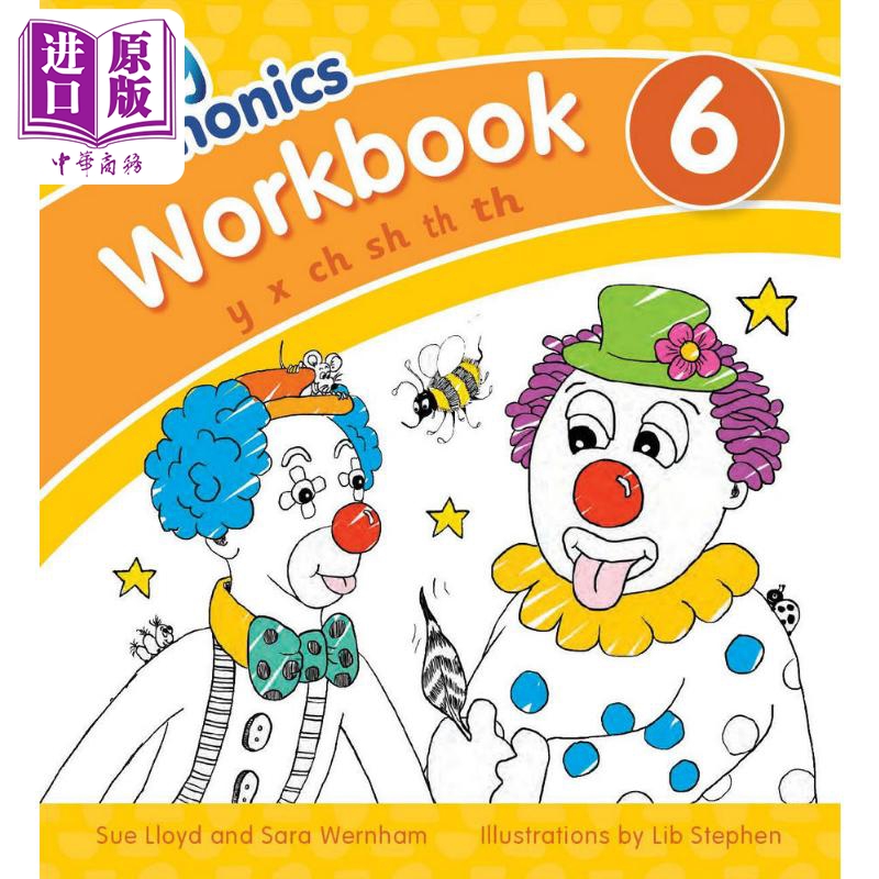 现货 Jolly Phonics Workbook 6 NEW EDITION快乐自然拼读练习册6新版英文原版进口图书教材教辅参考书【中商原版】