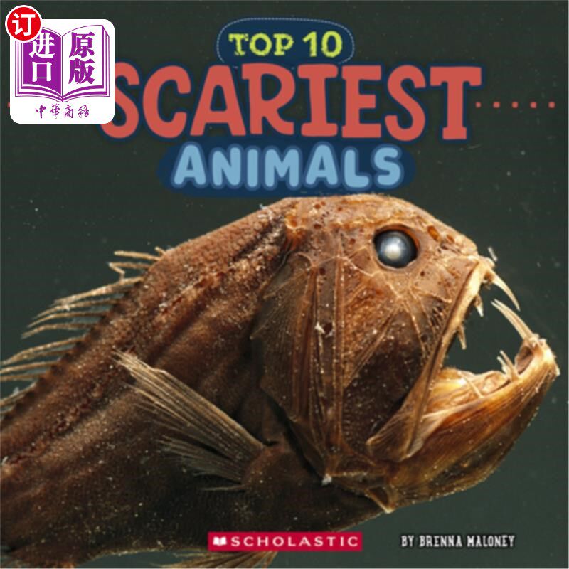 海外直订Top 10 Scariest Animals (Wild World) 十大最可怕的动物（野生世界）