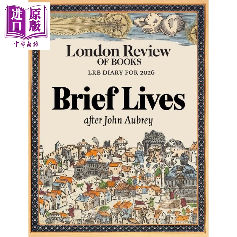 伦敦书评2026年日记 简短的人生 LRB Diary for 2026: Brief Lives 英文原版 LRB Diary【中商原版】