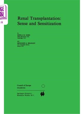 海外直订医药图书Renal Transplantation: Sense and Sensitization 肾移植：感觉和致敏
