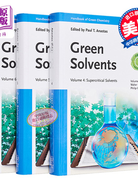 现货 绿色化学手册 绿色溶剂 3卷本 Handbook Of Green Chemistry Paul A【中商原版】