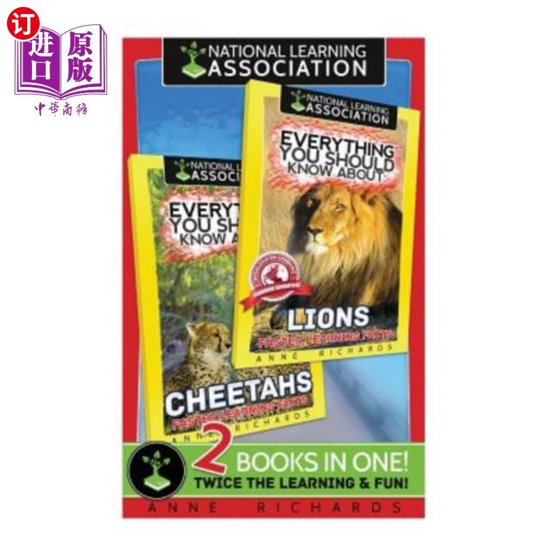 海外直订Everything You Should Know About: Cheetahs and Lions 你应该知道的一切:猎豹和狮子