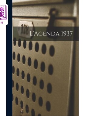海外直订L'Agenda 1937 1937年议程