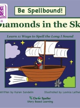 海外直订Diamonds in the Sky: Decodable Sound Phonics Reader for Long I Word Families 天空中的钻石：学习11种拼写长I