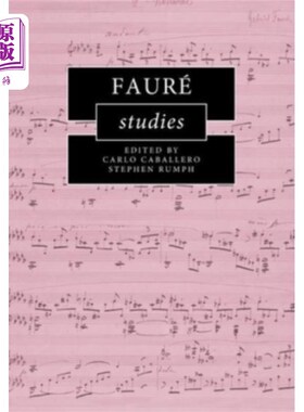 海外直订Faure Studies 福尔的研究