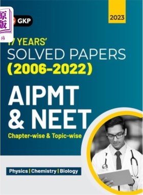 海外直订Aipmt / Neet 2023: Chapter-wise and Topic-wise 17 Years' Solved Papers (2006-202 Aipmt / Ne