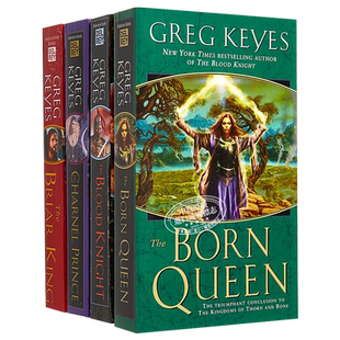 现货 荆棘与白骨的王国 4本套装 英文原版 The Kingdoms of Thorn and Bone Greg Keyes 荆棘王 恐怖王子 天降女王【中商原版】