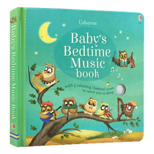 Usborne 英文原版 尤斯伯恩儿童发声书音乐书合集 亲子幼儿互动书英语启蒙 Listen and learn first English words【中商原版】