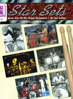 海外直订Star Sets: Drum Kits of the Great Drummers 明星套装：伟大鼓手的鼓包