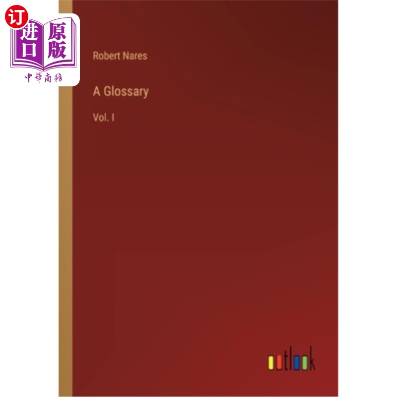 海外直订A Glossary: Vol. I 词汇表:首卷