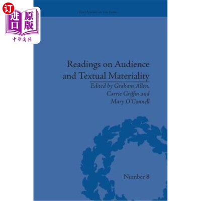 海外直订Readings on Audience and Textual Materiality 读者阅读与文本实质性