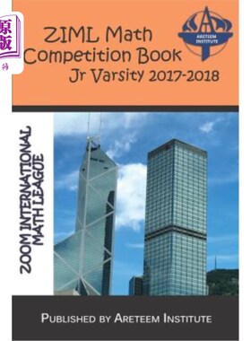 海外直订Ziml Math Competition Book Junior Varsity 2017-2018 Ziml数学竞赛书少年大学2017-2018