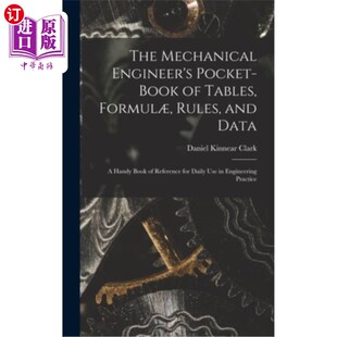机械工程师 Mechanical Han 珍表格 Book Formul? and Tables 公式 Engineer Data Pocket 袖 Rules 海外直订The