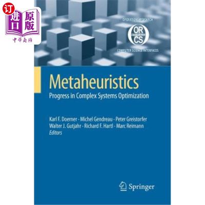 海外直订Metaheuristics: Progress in Complex Systems Optimization 元启发式：复杂系统优化的进展