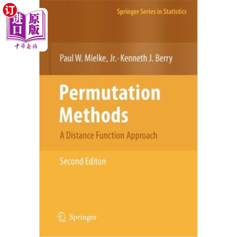海外直订Permutation Methods: A Distance Function Approach 排列方法：距离函数法