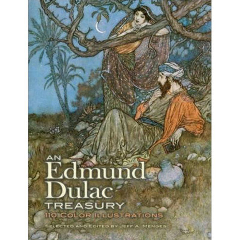An Edmund Dulac Treasury 进口艺术 埃德蒙·杜拉克装饰插画童话故事【中商原版】 - 白底图
