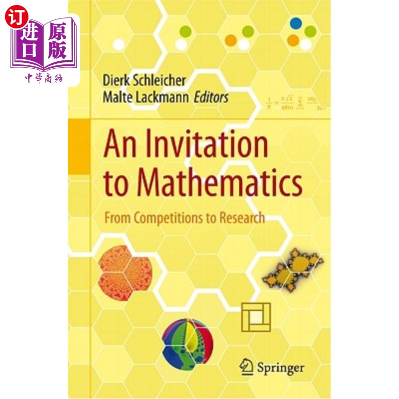 海外直订An Invitation to Mathematics: From Competitions to Research 数学邀请函：从竞赛到研究