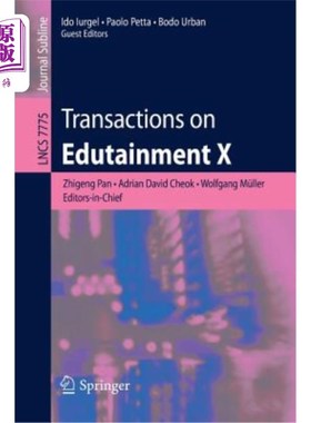 海外直订Transactions on Edutainment X  寓教于乐 X 上的交易