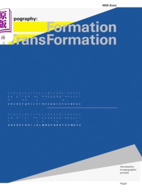 海外直订Typography: Formation and Transformation 排版:形成与转换