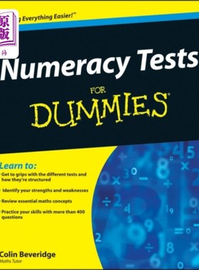 海外直订Numeracy Tests For Dummies 傻瓜数学测验