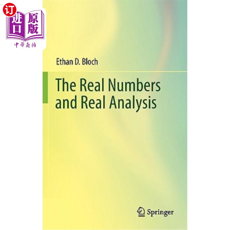 海外直订The Real Numbers and Real Analysis 实数与实数分析
