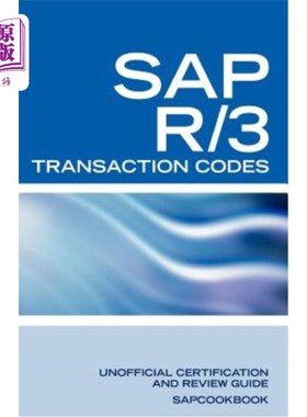 海外直订SAP R/3 Transaction Codes: SAP R3 Fico, HR, MM, SD, Basis Transaction Code Refer SAP R/3事务代