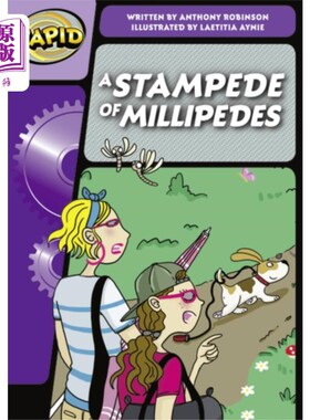 海外直订Rapid Phonics Step 3: A Stampede of Millipedes (... 快速发音第3步：千足虫的踩踏（小说）