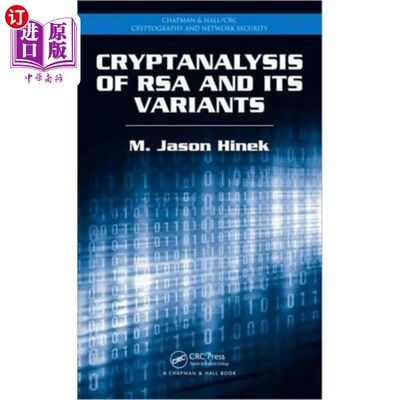 海外直订Cryptanalysis of RSA and Its Variants RSA及其变体的密码分析