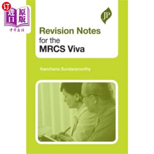 海外直订医药图书Revision Notes for the MRCS Viva MRCS Viva修订说明