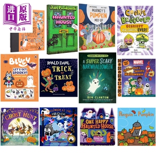 HALLOWEEN万圣节主题书单合集 Trick or Treat 英文原版 纸板书亲子绘本图画书桥梁漫画书立体书 南瓜节 糖果节【中商原版】