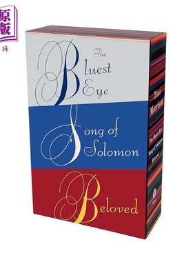 托妮莫里森作品套装 最蓝的眼睛 所罗门之歌 宠儿 Toni Morrison Box Set 英文原版 Toni Morrison【中商原版】