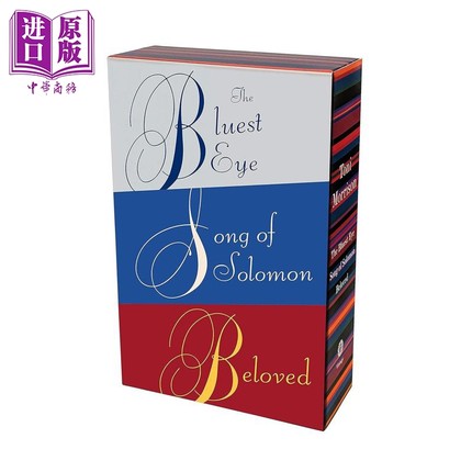 托妮莫里森作品套装 最蓝的眼睛 所罗门之歌 宠儿 Toni Morrison Box Set 英文原版 Toni Morrison【中商原版】
