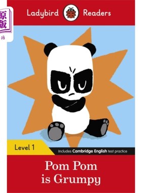 海外直订Pom Pom is Grumpy - Ladybird Readers Level 1 Pom Pom是坏脾气- Ladybird读者1级