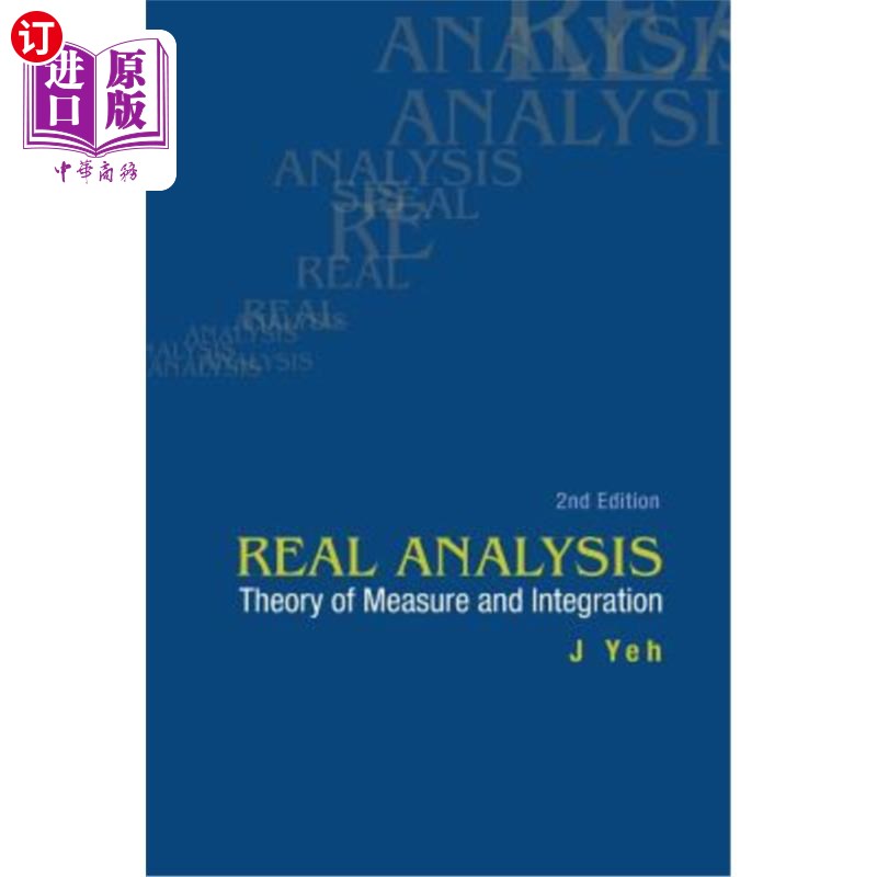 海外直订Real Analysis: Theory of Measure and Integration (2nd Edition) 实证分析：测度与整合理论（第二版）