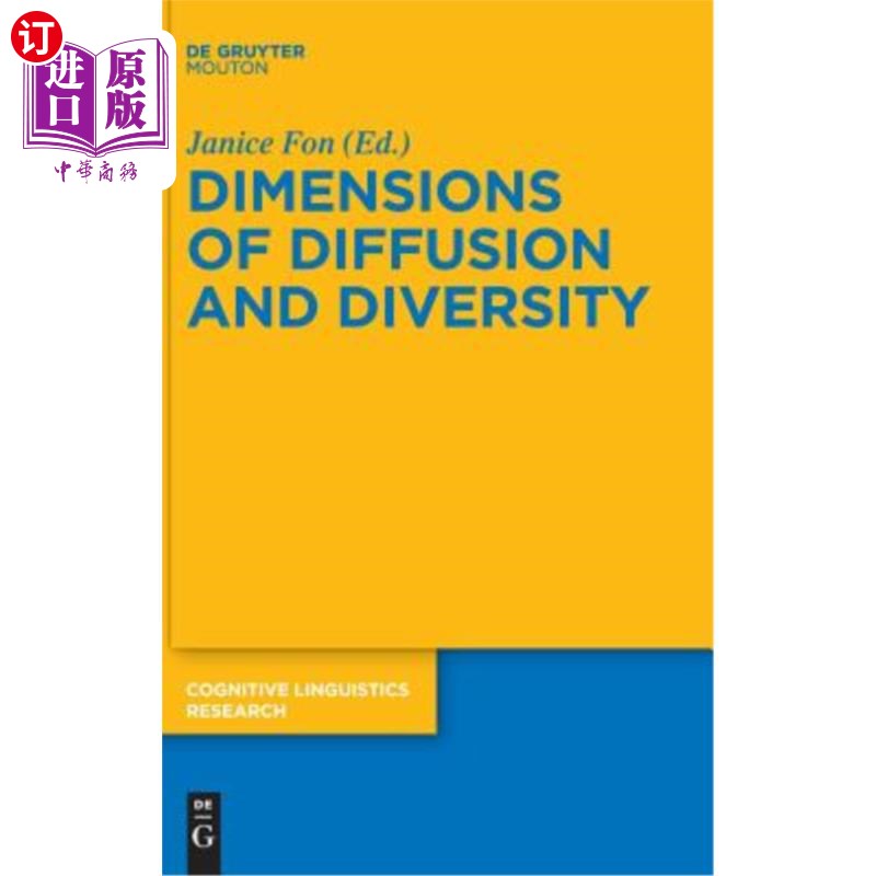 海外直订Dimensions of Diffusion and Diversity 扩散和多样性的维度