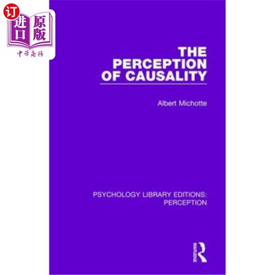 海外直订The Perception of Causality 因果关系的感知
