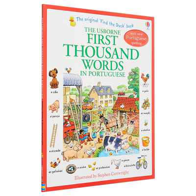 看图识1000葡萄牙语单词 葡萄牙文原版 英文葡萄牙文双语 小语种 First Thousand Words in Portuguese【中商原版】