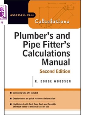 海外直订Plumber's and Pipe Fitter's Calculations Manual 水管工和管工计算手册