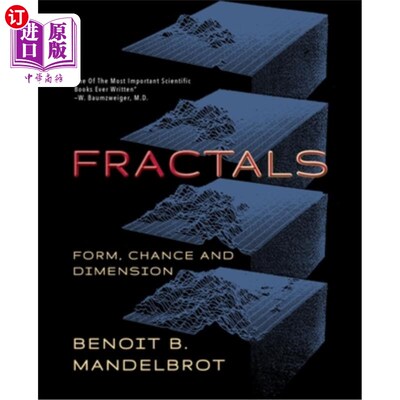 海外直订Fractals: Form, Chance and Dimension 分形:形式，机会和维度