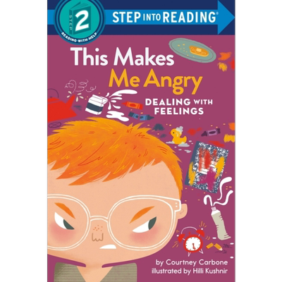 Step into Reading Step 2 This Makes Me Angry 兰登阅读进阶2：学会处理情绪：这样会让我生气 英文绘本 分级阅读【中商原?
