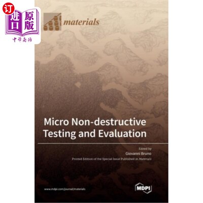 海外直订Micro Non-destructive Testing and Evaluation 微无损检测与评价