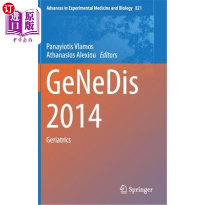海外直订医药图书Genedis 2014: Geriatrics Genedis 2014： 老年病学