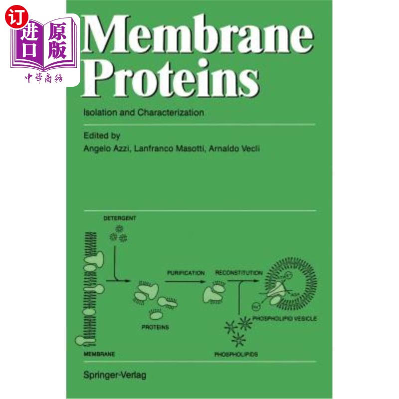 海外直订Membrane Proteins: Isolation and Characterization 膜蛋白的分离与表征