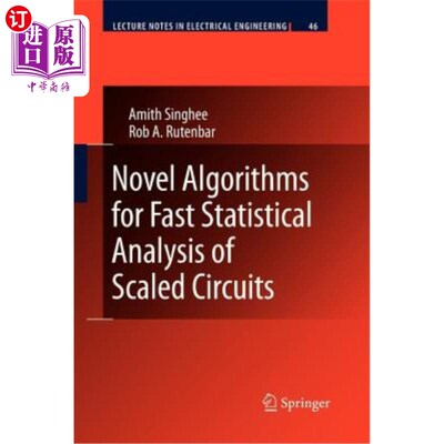海外直订Novel Algorithms for Fast Statistical Analysis of Scaled Circuits 规模电路快速统计分析的新算法